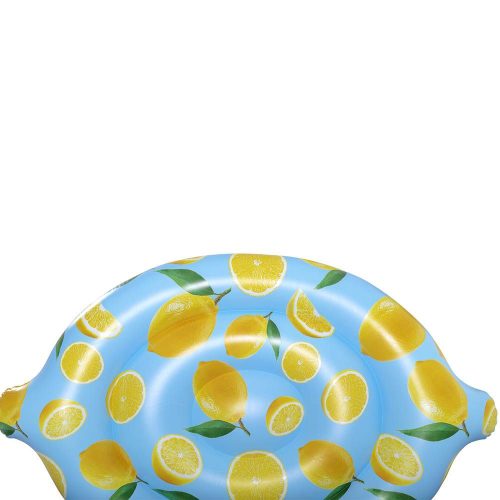 Citrom formájú és mintájú matrac, 1,76 x 1,22m