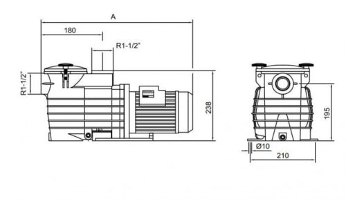 Ondina szivattyú 7 m³/h