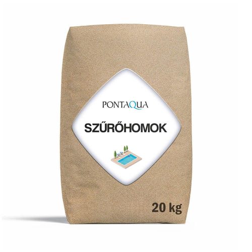 Kvarchomok homokszűrős vízforgatóhoz 1,0 - 2,0  mm, 20kg