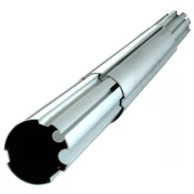   Szolártekercselő tengely, 3x245 cm, 80 mm, barázdált (4,9 - 6,45m)