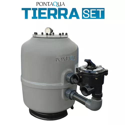 TIERRA BLUE POOL süllyesztett ovális  medence szett 500 x 300 x 150 cm 