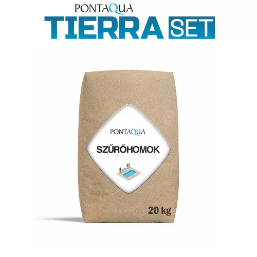 TIERRA BLUE POOL süllyesztett ovális  medence szett 500 x 300 x 150 cm 