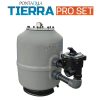 TIERRA  PRO BLUE POOL süllyesztett ovális medence szett 700 x 300 x 150 cm