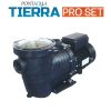TIERRA PRO BLUE POOL süllyesztett ovális medence szett 800 x 400 x 150 cm