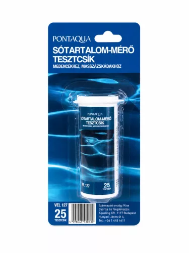 Pontaqua AquaTest sótartalom mérő tesztcsík (25 db)
