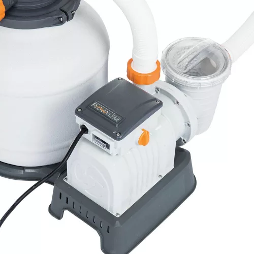 Flowclear Homokszűrős vízforgató 8 m³/h ChemConnect vegyszeradagolóval