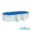 Pontaqua Family Pool KIT WHITE ovális fémfalas családi medence szett 610 x 360 x 120 cm